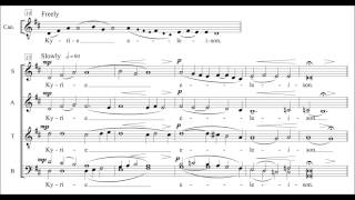 Kyrie - (from Missa Brevis) composed by Mark D. Templeton, performed by Matthew Curtis
