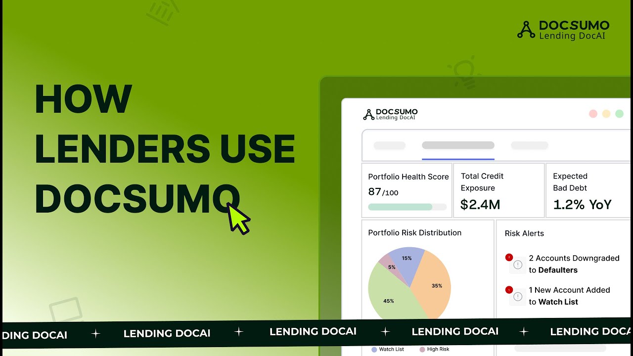 4 Ways Lenders Use Lending DocAI Every Day | Docsumo Commercial Lending Automation