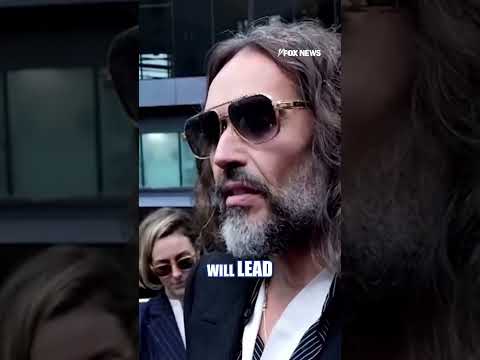 FACING COURT: Russell Brand rape trial begins in UK #uk #shorts #court
