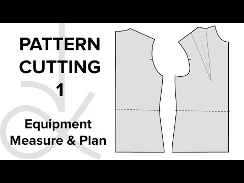 Pattern Cutting - Flat Pattern Drafting, the Bodice Block part 1