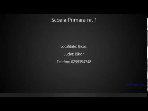 Scoala Primara nr. 1 Bicaci