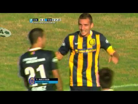 Gol Marco Ruben - Rosario Central 1 Vs Temperley 0 - Primera División 2015