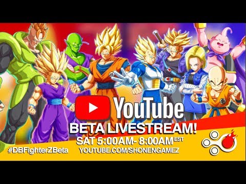 BETA LIVESTREAM! #DBFighterZBeta Dragon Ball FighterZ Commentary Stream