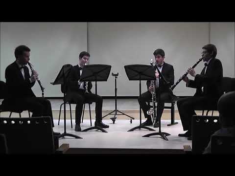 R.Femenía Sánchez: Cuarteto para clarinetes nº2 en Fam "El Reencuentro". II Andante
