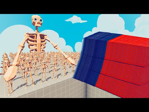 200x SKELETON + 1x GIANT vs EVERY GOD - Totally Accurate Battle Simulator TABS