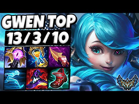 Gwen vs Jayce TOP [ DK Nuguri ] Patch 12.9 Korea Challenger ✅