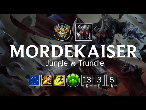 Mordekaiser Jungle vs Trundle - EUW Challenger Patch 8.11