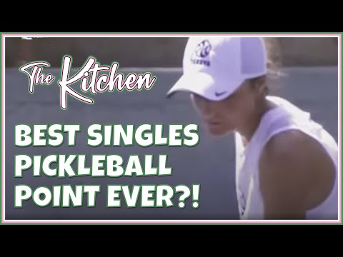 Is this Catherine Parenteau point the best singles Pickleball point ever?
