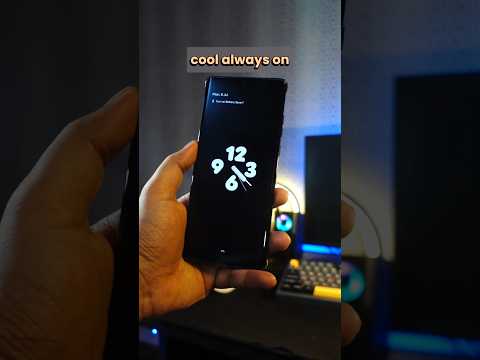This Cool Android app brings AOD screen and edge effects for Music #shorts