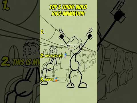 top 3 funny video Rico animation #ricoanimation #shortvideo #animation