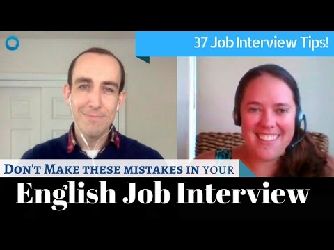 ⭐Top 37 Incredible English Job Interview Tips (AVOID THESE MISTAKES) | Real English Conversations ⭐