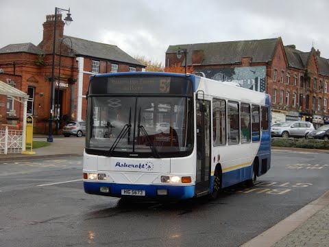Uphill Struggle! Ashcrofts of Widnes Volvo B6BLE Wright Crusader 2 - HIG5673 (X989CNO) on Route 52