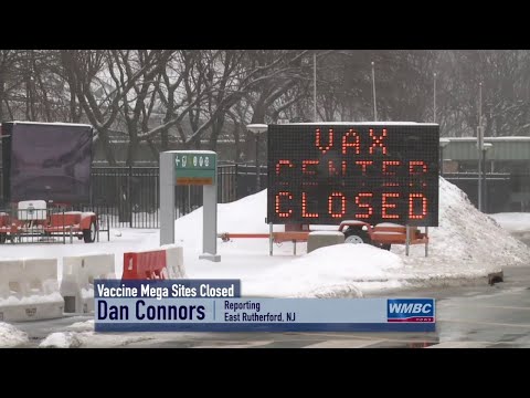 COVID–19 Vaccine Mega Sites Closed Due To Snowstorm