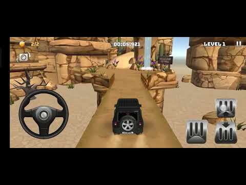 Mountain Climb 4 ×4 impossible  stunt fast Level complete (Level 1): Android #youtube shorts#