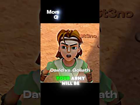 David vs. Goliath edit #superbook #Christian #Christianity #Jesus #God
