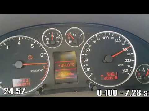 Audi A6 C5 3.0 ASN Quattro 0-100-200 sedan manual transmission