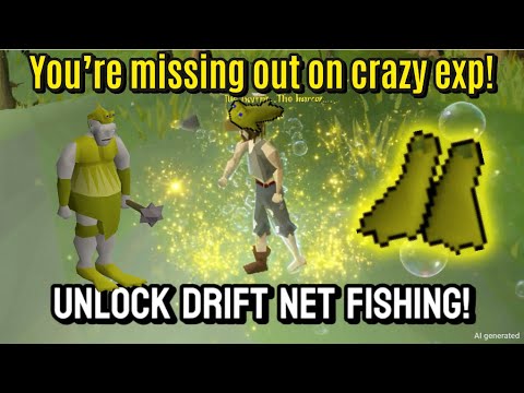 Unlock Drift Net Fishing: How to Get Flippers in OSRS