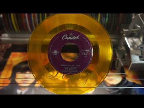 Jonnie's Jukebox Plays: Magical Mystery Tour - The Beatles 1967. Trans Orange Vinyl 7" Record