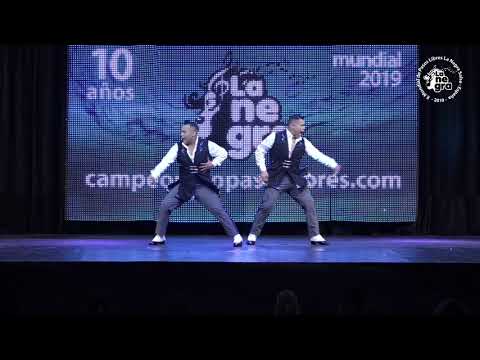 2o puesto Dúo Masculino - Brandon y Benny (Mexico/EEUU) - X Mundial de Pasos Libres "La Negra Salsa"