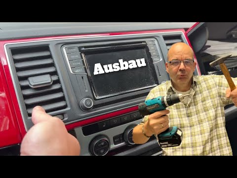 VW Discover Media PQ Touchscreen Defekt NAVI für Reparatur des MIB2 ausbauen