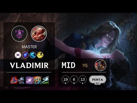 Vladimir Mid vs Twisted Fate - KR Master Patch 10.21