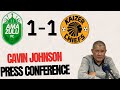 Cavin Johnson on Referee miscommunication | Khune return | Sithebe | Player of the season