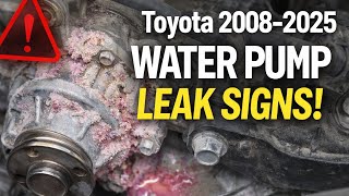 Toyota Water Pump Leak Signs You Shouldn’t Ignore