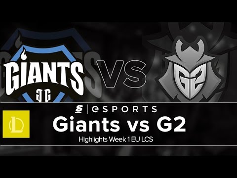Highlights: GIA vs G2 (EU LCS Summer W1D2 Full Series)