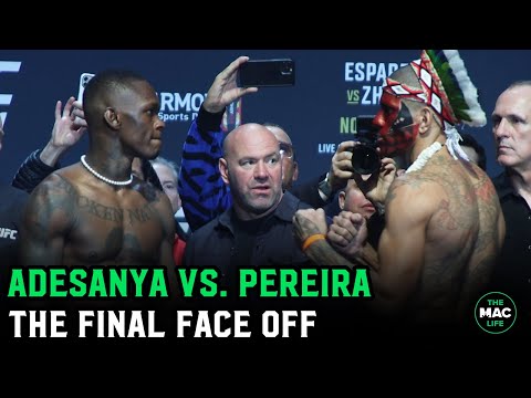 Israel Adesanya vs. Alex Pereira Final Face Off | UFC 281