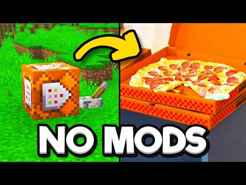 I got hungry so I ordered pizza through Minecraft