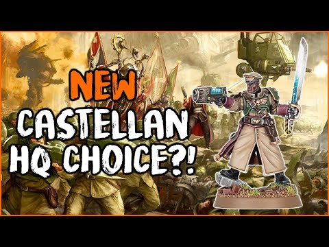 A GUARD LIEUTENANT? The Astra Militarum Castellan! │ Warhammer 40k 9th Edition