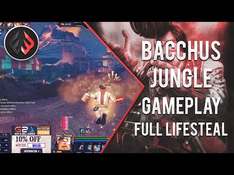 Bacchus: FULL LIFESTEAL BUILD TOPS DAMAGE! - Smite