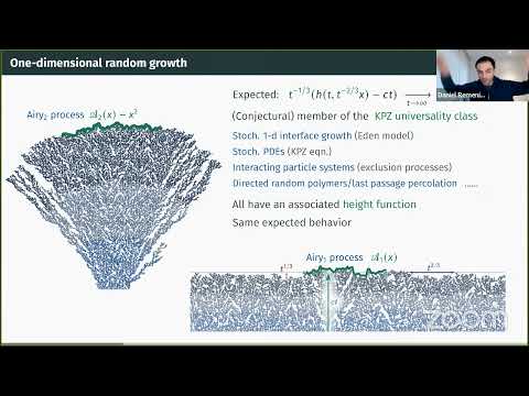 Daniel Remenik: Integrable fluctuations in one-dimensional random growth