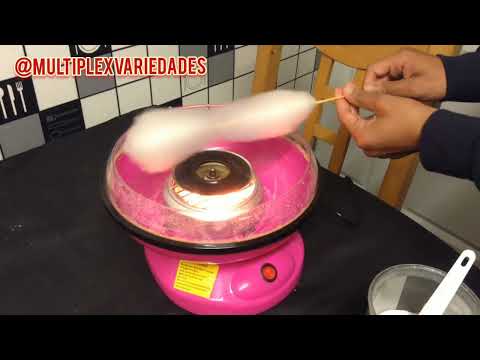 Máquina de algodão doce portátil multiplex variedades #shorts