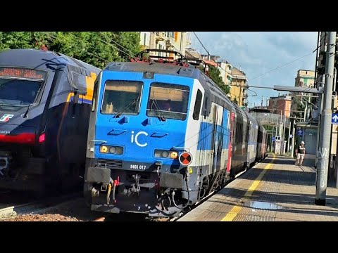 Gran pomeriggio di TRENI in transito a Genova Quinto al Mare!