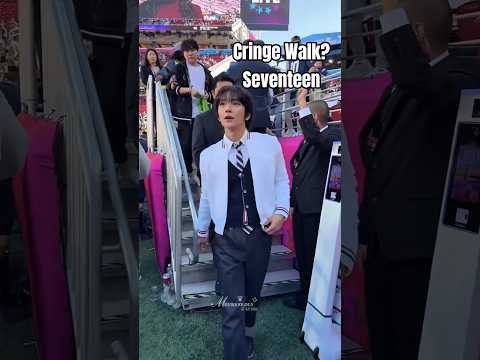 Joshua of seventeen is getting hate for his walk #Joshua #seventeen #kpop