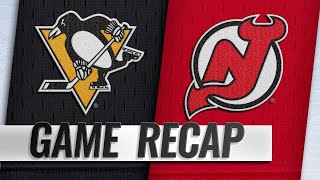Penguins hold on to beat Devils, 4-3