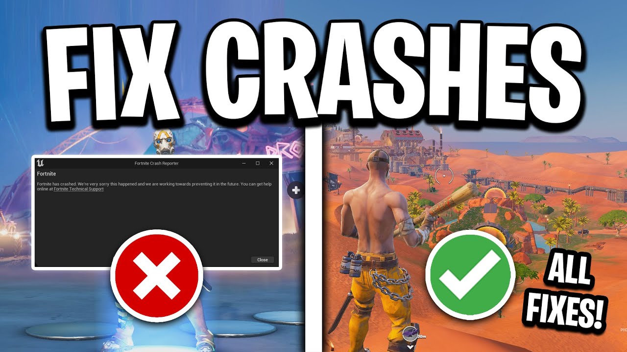 How To Fix Fortnite CRASHES in Season 3! (Chapter 5)