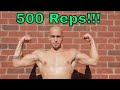 500 Reps Calisthenics Challenge