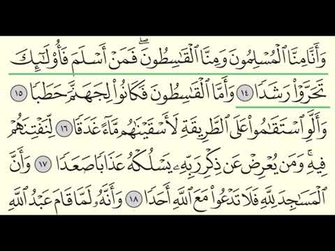 سورة الجن - ياسر الدوسري - Surah Al-Jinn - Yasser Al-Dossari - (72)