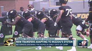 New faces of Mizzou football settling in after first week of camp