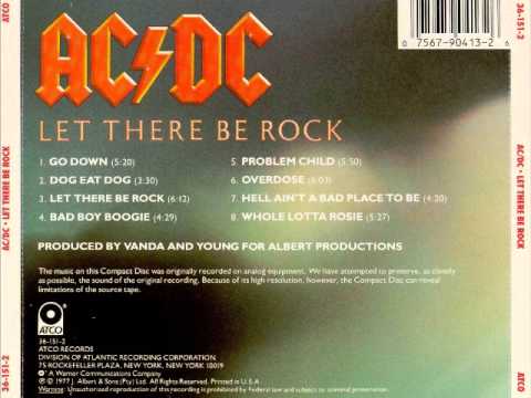 AC/DC Let there be rock (backing track with Bon Scott)