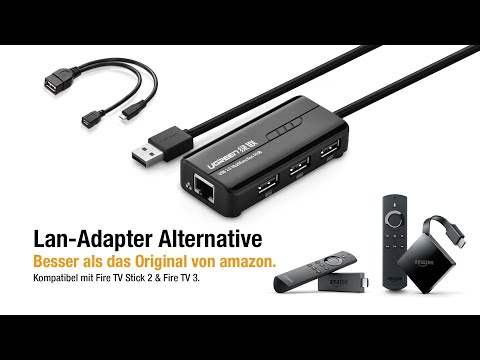Fire TV Stick 4k, Fire TV 3 & Stick 2: OTG Kabel, USB & LAN-Adapter gleichzeitig nutzen