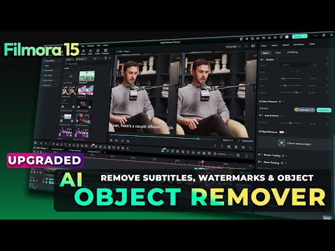 Filmora 15 AI Object Remover Tutorial | Remove Anything from Videos