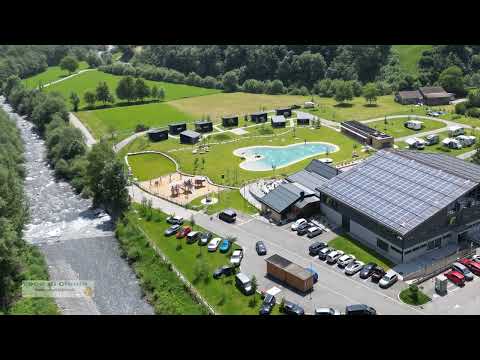 Il nuovo Centro POLI di Olivone, visto dal cielo