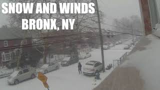 Quick Snow Time Lapse -  Bronx, NY