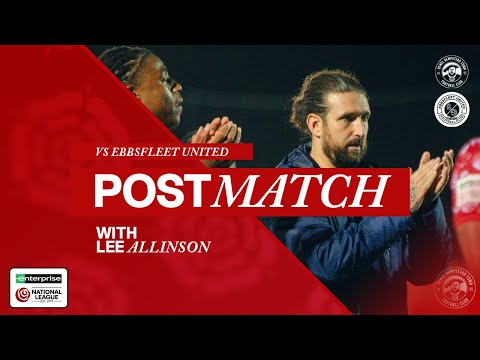 POST MATCH REACTION | Lee Allinson | Hemel Hempstead Town FC 0 - 0 Ebbsfleet United