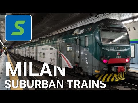 [4K] 🇮🇹 Milan Suburban Trains / 🇮🇹 Treni Suburbani a Milano (2025)