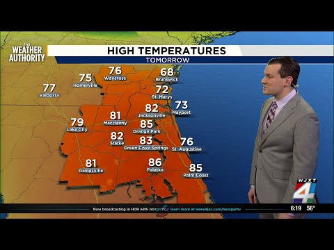 Meteorologist Chris Holtzman has your Saturday evening forecast