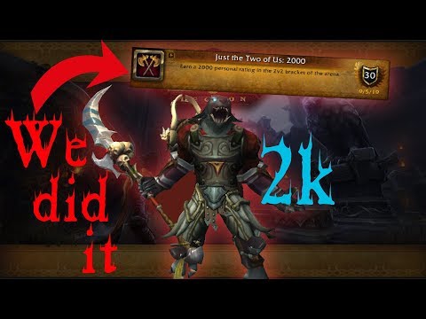 Road to 2K Final Part | Unholy Dk PvP Arenas | Wow Bfa 8.1.5